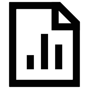 Lines Graph File Icon from Atlas Line Set