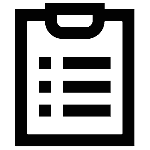 List Clipboard Icon from Atlas Line Set