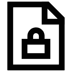 Lock File Icon from Atlas Line Set