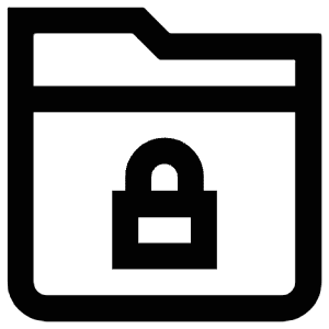 Lock Folder Icon from Atlas Line Set