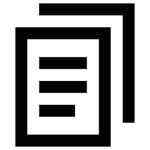Papers Icon from Atlas Line Set