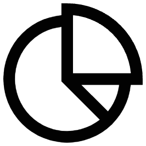 Pie Graph Icon from Atlas Line Set