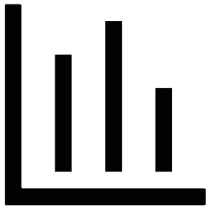 Vertical Line Chart Icon from Atlas Line Set