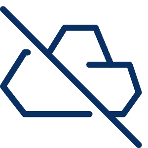 Cloud Disable Icon from Cyber Line - Free Set