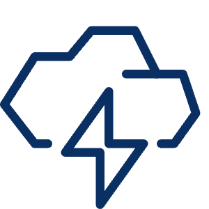 Cloud Flash Icon from Cyber Line - Free Set