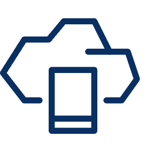 Cloud Smart Mobile Phone Icon from Cyber Line - Free Set