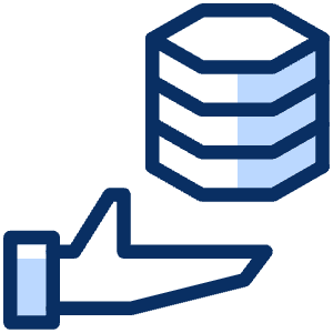 Database Share 2 Icon from Cyber Duotone - Free Set
