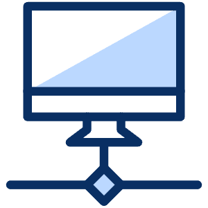 Network Screen Imac Icon from Cyber Duotone - Free Set