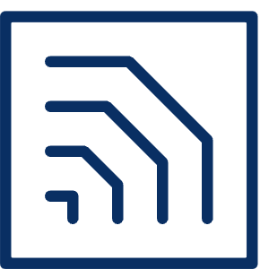 Signal Square Icon from Cyber Line - Free Set