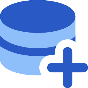 Database Add 1 Icon from Core Flat Set