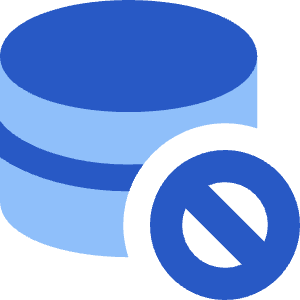 Database Block Icon from Core Flat Set