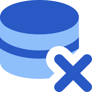 Database Remove Icon from Core Flat Set