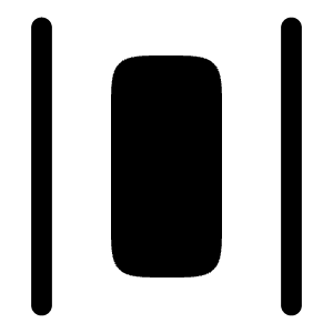 Align Horizonta Spacing Icon from Solar Bold Set