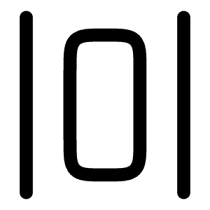 Align Horizonta Spacing Icon from Solar Linear Set
