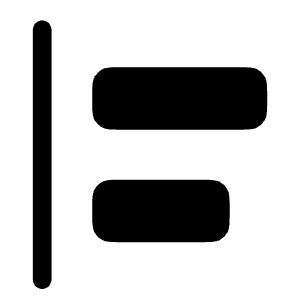 Align Left Icon from Solar Bold Set