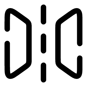 Flip Horizontal Icon from Solar Broken Set