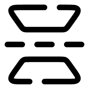 Flip Vertical Icon from Solar Broken Set