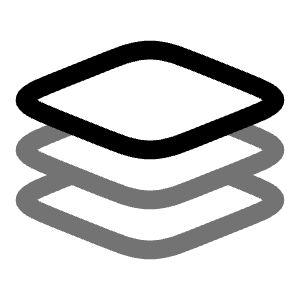 Layers Icon from Solar Line Duotone Set