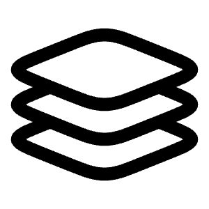 Layers Icon from Solar Linear Set