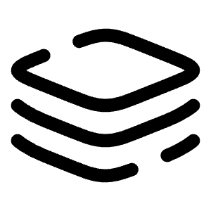 Layers Minimalistic Icon from Solar Broken Set