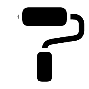 Paint Roller Icon from Solar Bold Set