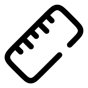 Ruler Icon from Solar Broken Set