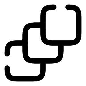 Three Squares Icon from Solar Broken Set