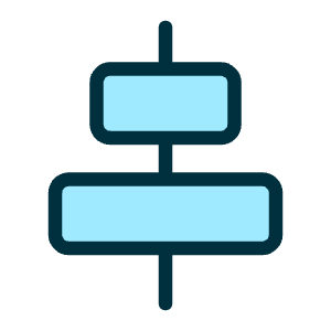 Align Center Icon from Ultimate Duotone - Free Set