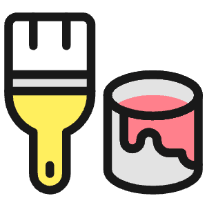 Color Bucket Brush Icon from Ultimate Colors - Free Set