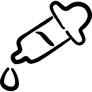 Color Picker Drop Icon from Freehand Line - Free Set