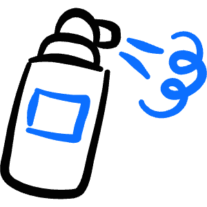 Color Spray Icon from Freehand Duotone - Free Set