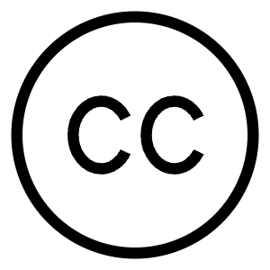 Creative Commons Logo Icon from Logos Line - Free Set