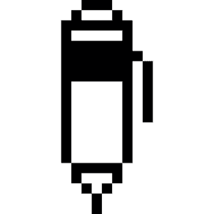 Design Pencil Icon from Pixel - Free Set