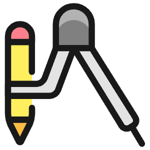 Design Tool Compass Icon from Ultimate Colors - Free Set