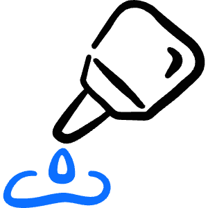 Design Tool Liquid Glue Icon from Freehand Duotone - Free Set