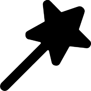 Design Tool Magic Wand 1 Icon from Ultimate Bold - Free Set