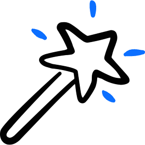 Design Tool Magic Wand Icon from Freehand Duotone - Free Set