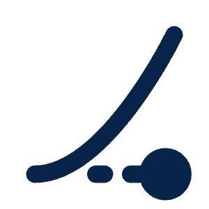 Ease In Control Point Fill Icon from Mingcute Fill Set