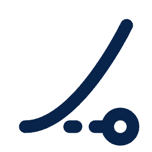 Ease In Control Point Line Icon from Mingcute Line Set