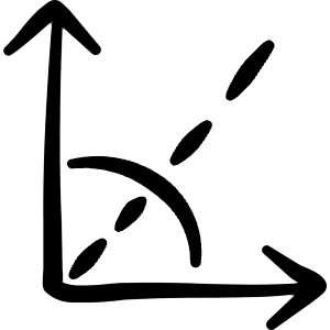 Grid Corner Ruler Icon from Freehand Line - Free Set