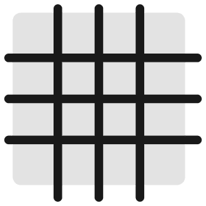 Grid Guides Icon from Ultimate Colors - Free Set