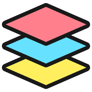 Layers Stacked Icon from Ultimate Colors - Free Set