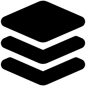 Layers Stacked Icon from Ultimate Bold - Free Set