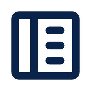 Layout 4 Line Icon from Mingcute Line Set