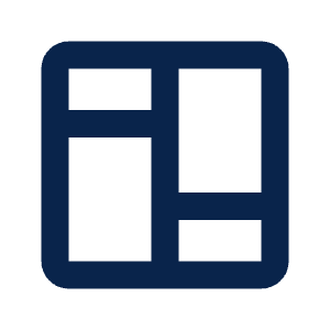 Layout 6 Line Icon from Mingcute Line Set