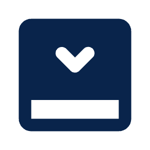 Layout Bottom Close Fill Icon from Mingcute Fill Set
