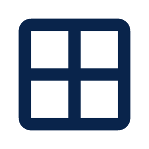 Layout Grid Line Icon from Mingcute Line Set