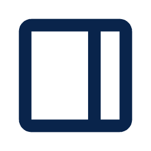 Layout Right Line Icon from Mingcute Line Set