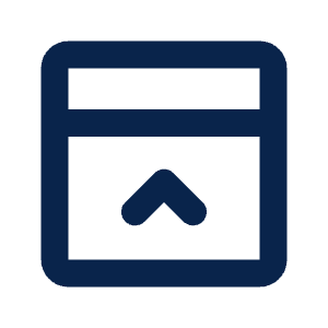 Layout Top Close Line Icon from Mingcute Line Set