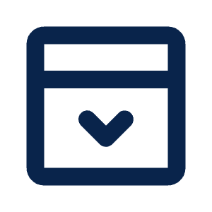 Layout Top Open Line Icon from Mingcute Line Set